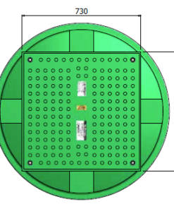 600MM X 600MM POLY LID TO SUIT 250, 900, 1200LT TANK